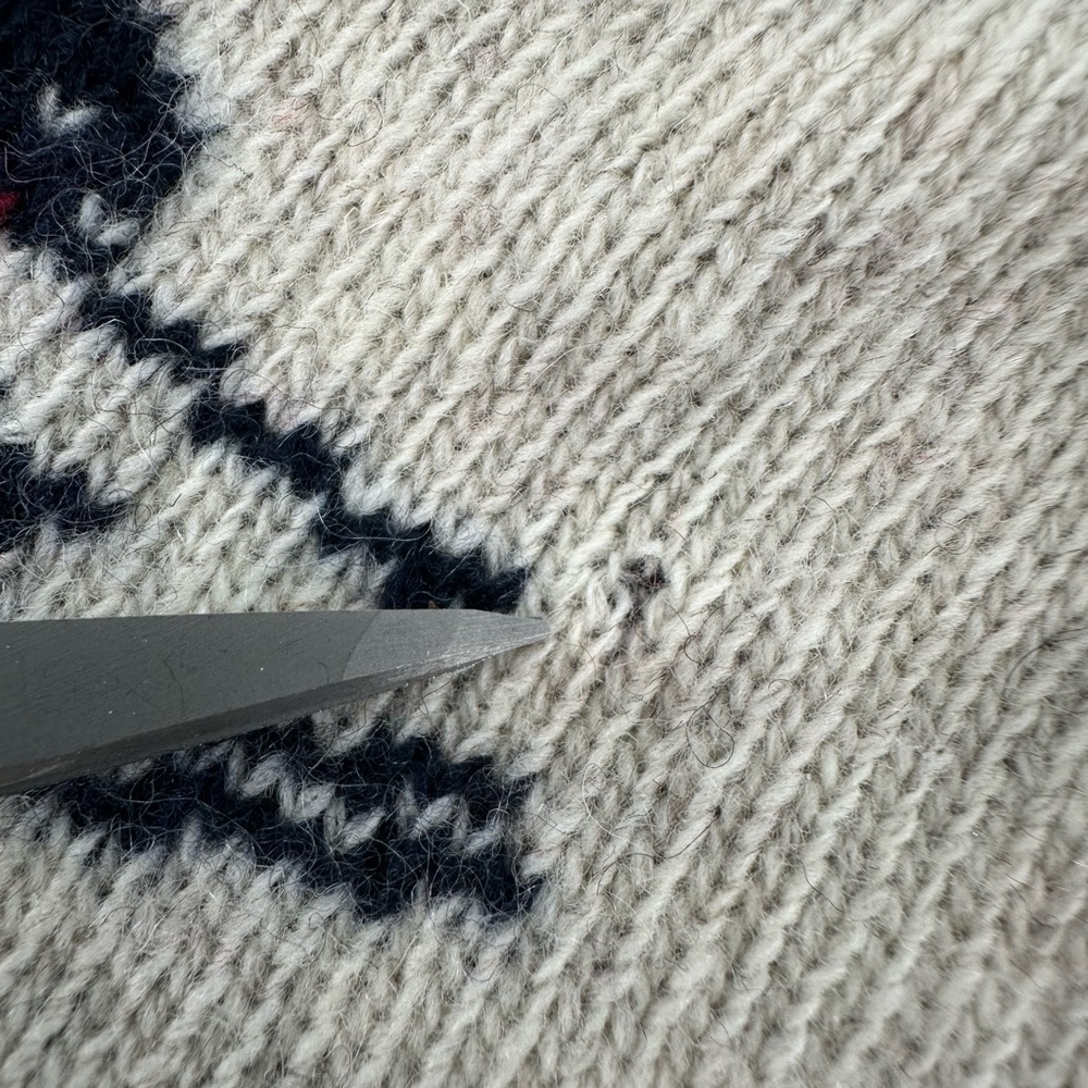 Kiel James Patrick Navy and Cream Sweater 2800 - Picture 15 of 16